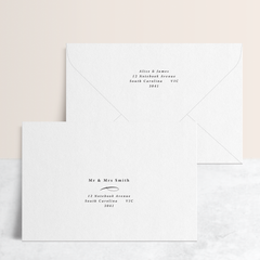 Julia: Envelope Print Front & Back