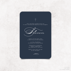 Julia: Baptism Invitation + Birthday Invitation