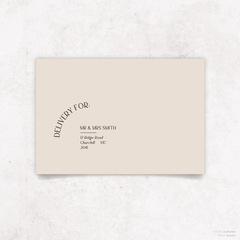 Laura: Envelope Print Front