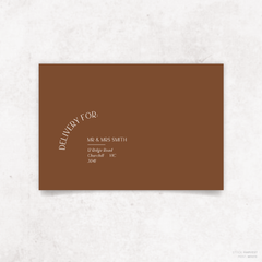 Laura: Envelope Print Front