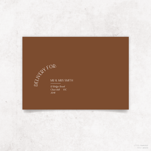 Laura: Envelope Print Front