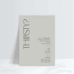 Magnetic Attraction: Wedding Bar Sign