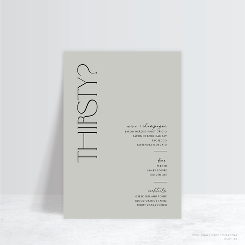 Magnetic Attraction: Wedding Bar Sign