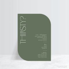 Magnetic Attraction: Wedding Bar Sign