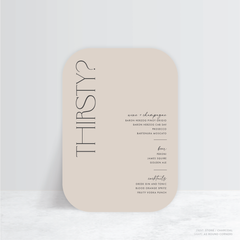 Magnetic Attraction: Wedding Bar Sign