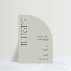 Magnetic Attraction: Wedding Bar Sign