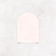 Magnetic Attraction: Wedding Info Card