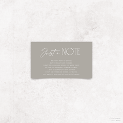 Magnetic Attraction: Wedding Note Card