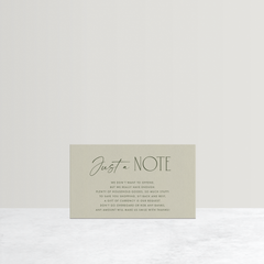 Magnetic Attraction: Wedding Note Card