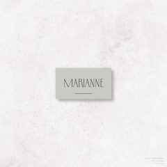 Magnetic Attraction: Wedding Place Card