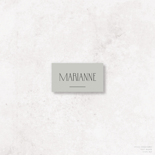 Magnetic Attraction: Wedding Place Card