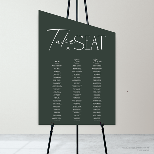 Magnetic Attraction: Wedding Seating Chart
