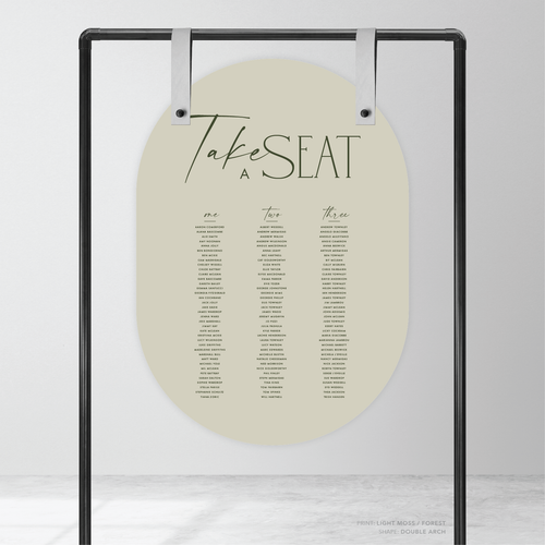 Magnetic Attraction: Wedding Seating Chart