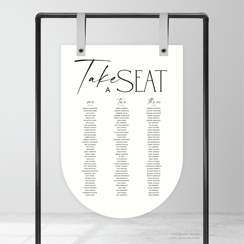 Magnetic Attraction: Wedding Seating Chart