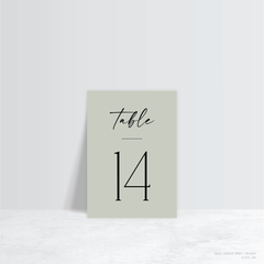 Magnetic Attraction: Wedding Table Number