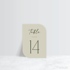 Magnetic Attraction: Wedding Table Number