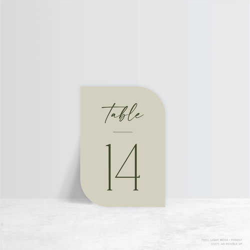 Magnetic Attraction: Wedding Table Number