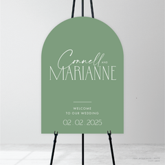 Magnetic Attraction: Wedding Welcome Sign