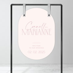 Magnetic Attraction: Wedding Welcome Sign