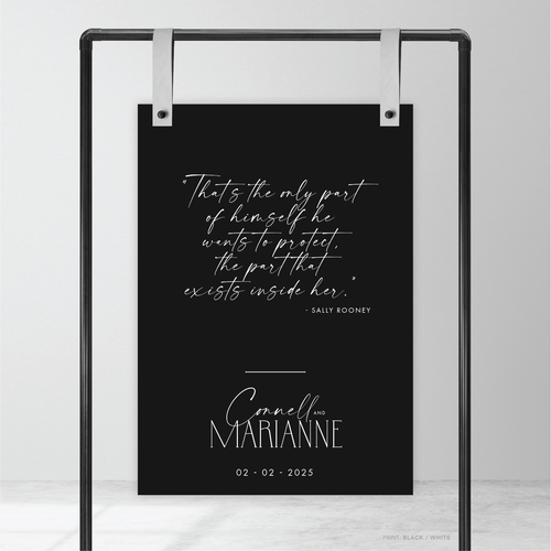 Magnetic Attraction: Wedding Welcome Sign