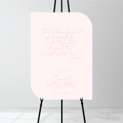 Magnetic Attraction: Wedding Welcome Sign