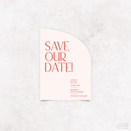 Me And You: Wedding Save The Date
