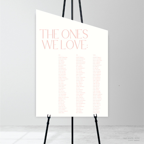 Me And You: Wedding Seating Chart