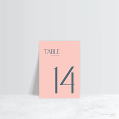 Me And You: Wedding Table Number