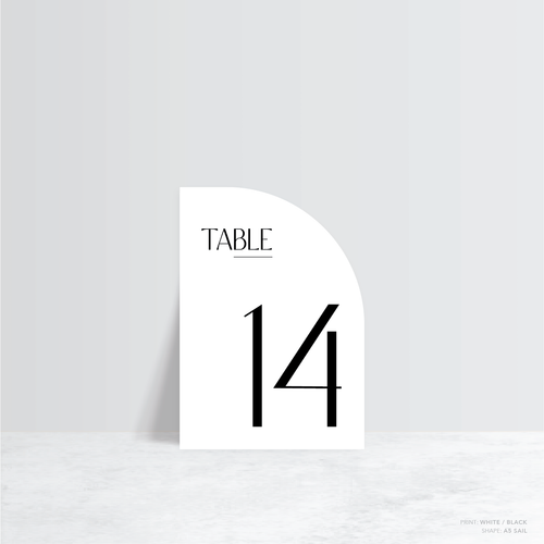 Me And You: Wedding Table Number