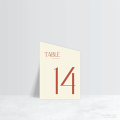 Me And You: Wedding Table Number