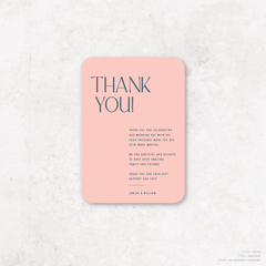 Me And You: Wedding Thank You Card