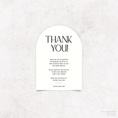 Me And You: Wedding Thank You Card