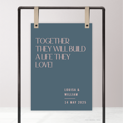 Me And You: Wedding Welcome Sign