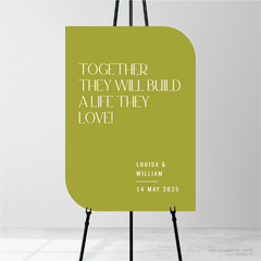 Me And You: Wedding Welcome Sign