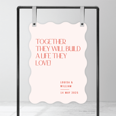 Me And You: Wedding Welcome Sign