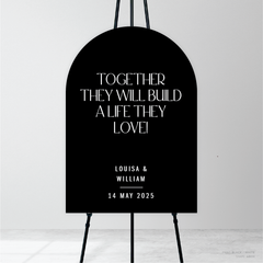 Me And You: Wedding Welcome Sign