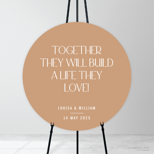 Me And You: Wedding Welcome Sign