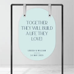 Me And You: Wedding Welcome Sign