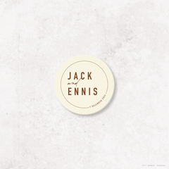 Never Let You Go: Wedding Coaster