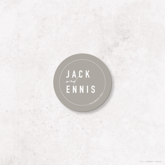 Never Let You Go: Wedding Coaster