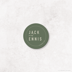 Never Let You Go: Wedding Coaster