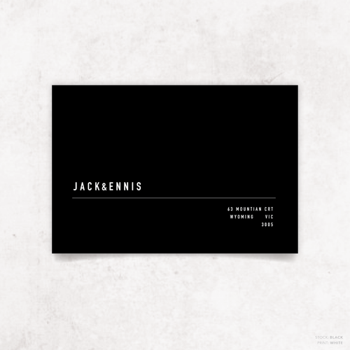 Never Let You Go: Envelope Print Front