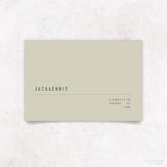 Never Let You Go: Envelope Print Front