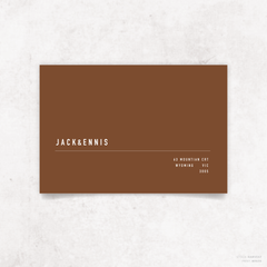 Never Let You Go: Envelope Print Front