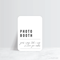 Never Let You Go: Wedding Info Sign