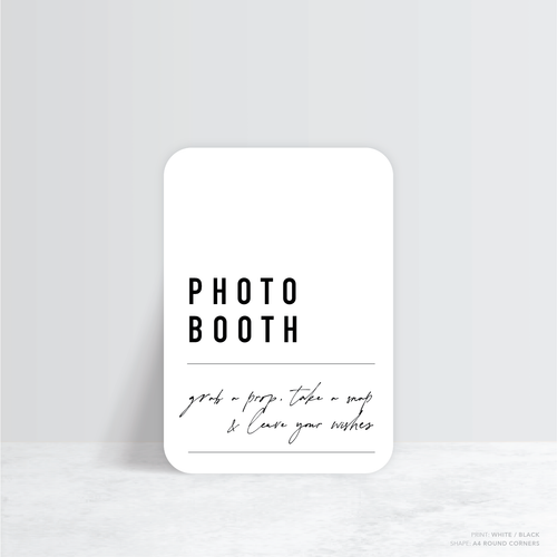 Never Let You Go: Wedding Info Sign