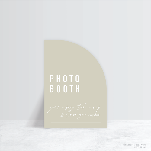 Never Let You Go: Wedding Info Sign