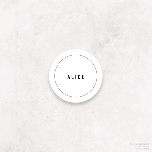 Never Let You Go: Wedding Place Card