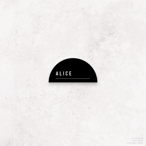 Never Let You Go: Wedding Place Card