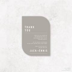 Never Let You Go: Wedding Thank You Card